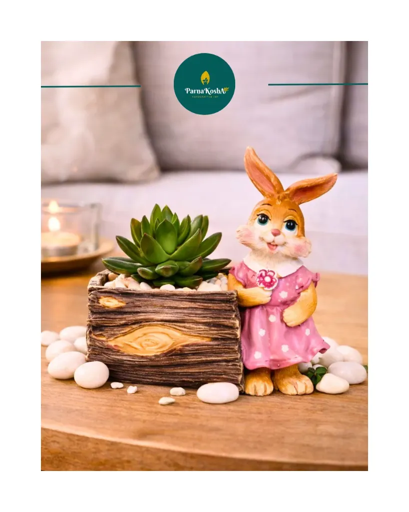 Rabbit with Log (Female) (Pink)