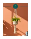 Macrame Plant Hanger - Hanging Basket shaped